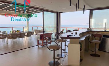 Departamento inteligente en venta con terraza de doble frente con vista al mar