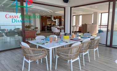 Departamento inteligente en venta con terraza de doble frente con vista al mar