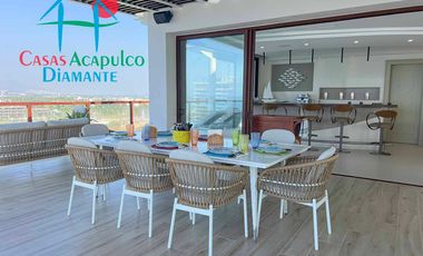 Departamento inteligente en venta con terraza de doble frente con vista al mar