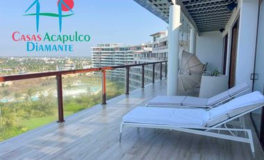 Departamento inteligente en venta con terraza de doble frente con vista al mar