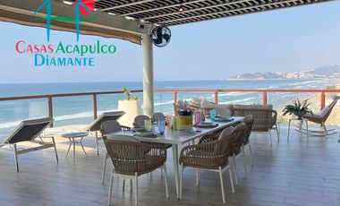 Departamento inteligente en venta con terraza de doble frente con vista al mar