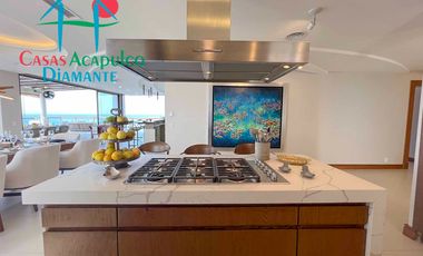 Departamento inteligente en venta con terraza de doble frente con vista al mar