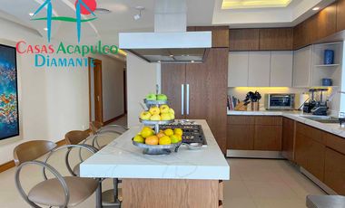 Departamento inteligente en venta con terraza de doble frente con vista al mar