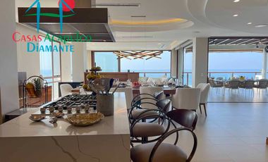 Departamento inteligente en venta con terraza de doble frente con vista al mar