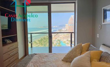 Departamento inteligente en venta con terraza de doble frente con vista al mar