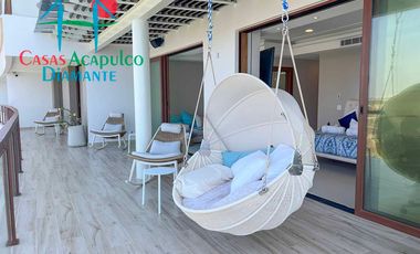 Departamento inteligente en venta con terraza de doble frente con vista al mar