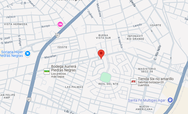 VENTA CASA CALLE SIERRA DE LA FRAGUA, REAL DEL NORTE, PIEDRAS NEGRAS COAHUILA