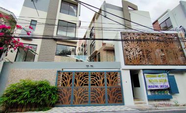 6 BEDROOM w/ 3 CAR GARAGE MODERN MINIMALIST TOWNHOUSE in SAN JUAN METRO MANILA (option to Fully Furnished)