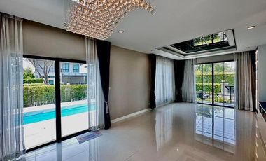 💚ขายบ้านหรู เศรษฐสิริ พัฒนาการ บ้านสวยหลังมุม พร้อมสระว่ายน้ำ บรรยากาศเงียบสงบ ร่มรื่น ทำเลดี เดินทางสะดวก 💚 ฟรีค่าโอน