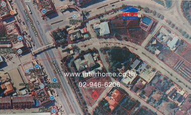 Vacant land 135.2 sq.w., Mahachai Muang Thong Village, near the Thap Thim Shrine, near PTT gas station, Kittimanee Road, Samut Sakhon-Khok Kham Road,