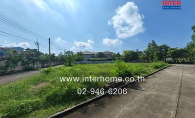 Vacant land 139.3 sq.w., Mahachai Village, Muang Thong, near the Thap Thim Shrine, near PTT gas station, Kittimanee Road, Samut Sakhon-Khok Kham Road,