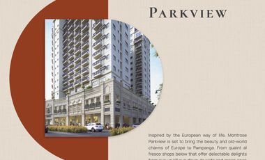 For Sale: Spacious 1Bedroom For Sale in Montrose Capital Town Pampanga