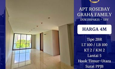 Apartemen Rosebay Graha Family Mewah Langka Semi Furnish 2BR Hook View Golf Pool