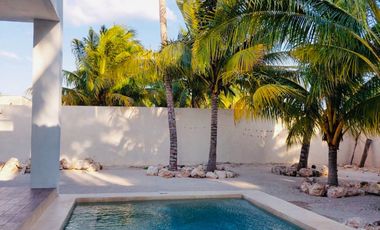 CASA ESTILO MEDITERRANEO EN TELCHAC PUERTO