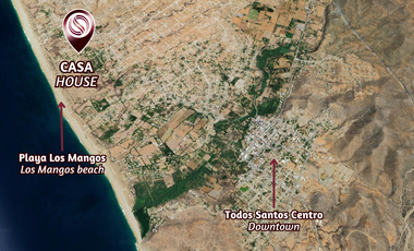 Casa con alberca privada, en venta, Todos Santos, Baja California Sur
