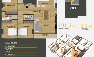APARTAMENTO EN OBRA GRIS EN VENTA