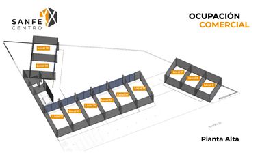 Renta de locales comerciales, Plaza. Centro SanFe