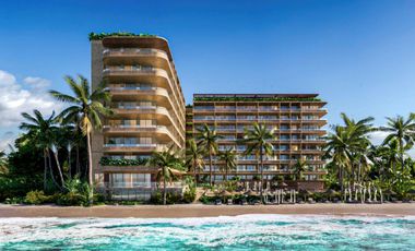 Desarrollo frente al mar en Puerto Morelos, Loft amueblado