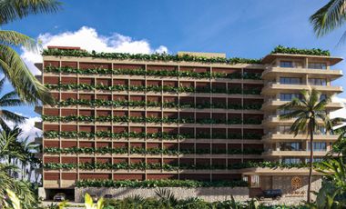 Desarrollo frente al mar en Puerto Morelos, Loft amueblado