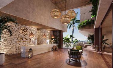 Desarrollo frente al mar en Puerto Morelos, Loft amueblado