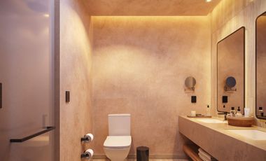 Desarrollo frente al mar en Puerto Morelos, Loft amueblado