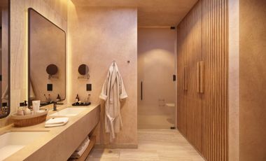Desarrollo frente al mar en Puerto Morelos, Loft amueblado