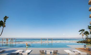 Desarrollo frente al mar en Puerto Morelos, Loft amueblado