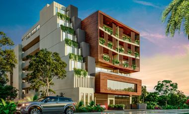 Desarrollo frente al mar en Puerto Morelos, Loft amueblado
