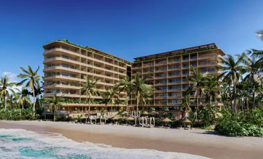 Desarrollo frente al mar en Puerto Morelos, Loft amueblado