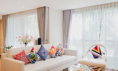 **The Only Combined Unit in the Project! Rare Find! Spacious 2-Bedroom Condo at Via BOTANI, 126 SQ.M., Near BTS Thonglor and Phrom Phong**