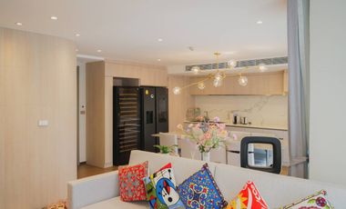**The Only Combined Unit in the Project! Rare Find! Spacious 2-Bedroom Condo at Via BOTANI, 126 SQ.M., Near BTS Thonglor and Phrom Phong**