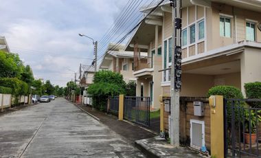 House for sale, 2 floors, Pruksa Puri Village, Chan Bua, Bangna Km. 5, size 50.4 sq m, Soi Wat Palad Priang 5.5 m.
