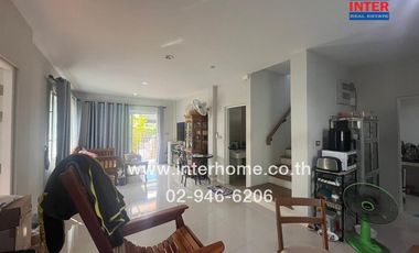 2-storey detached house, 51.8 sq.w., The City Village, Bang Yai, Song Phi Nong Alley, Kanchanaphisek Road, Thanon Rattanathibet, Bang Yai, Nonthaburi