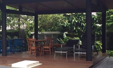 single house for sale, modern style, luxury. Chaloem Phrakiat 30 with swimming pool, living area 780 sq m., size 495 sqw., parking for 10 cars, with f