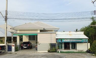 88797 - ขายบ้านเดี่ยวหมู่บ้านณัฐรียา 61 ตรว.พร้อมร้านค้า อ.เมืองเพชรบุรี