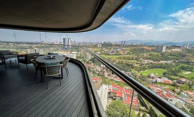 Departamento En Venta En Bosque Real, Nuevo, 3 Recámaras, Con Vistas 360°