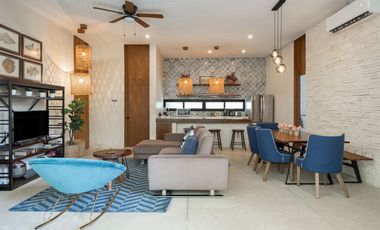 Departamento de 3 Recamaras en Venta en Manor Tulum - Aldea Zama