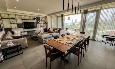 Departamento En Venta En Bosque Real Ivy, 3 Recámaras Frente al Campo De Golf