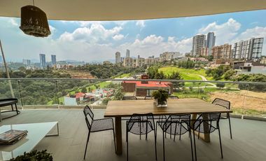 Departamento En Venta En Bosque Real Ivy, 3 Recámaras Frente al Campo De Golf