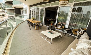 Departamento En Venta En Bosque Real Ivy, 3 Recámaras Frente al Campo De Golf