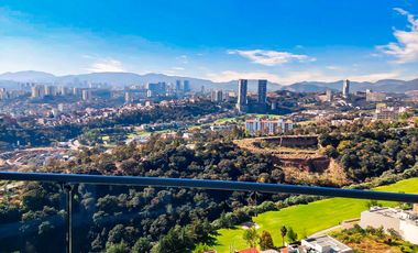 Departamento En Venta En Bosque Real Ivy, 3 Recámaras Frente al Campo De Golf