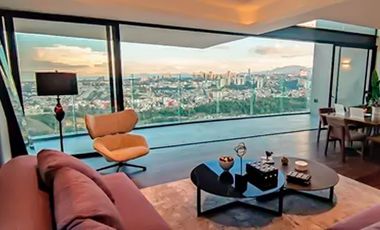 Penthouse En Venta En Bosque Real, Nuevo, De 3 Niveles Con Roof Garden Privado