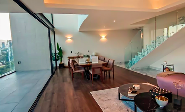 Penthouse En Venta En Bosque Real, Nuevo, De 3 Niveles Con Roof Garden Privado