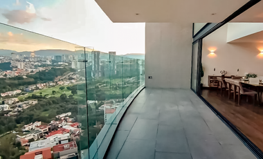 Penthouse En Venta En Bosque Real, Nuevo, De 3 Niveles Con Roof Garden Privado