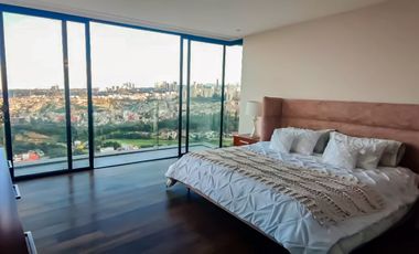 Penthouse En Venta En Bosque Real, Nuevo, De 3 Niveles Con Roof Garden Privado