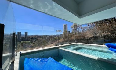 Penthouse En Venta En Bosque Real, Nuevo, De 3 Niveles Con Roof Garden Privado