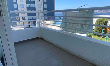 SE VENDE  depto a puerta cerrada edifico Borde Bahía Valparaíso sector Caleta el Menbrillo .