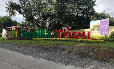 FOR SALE 2 BEDROOM TOWNHOUSE TYPE ARRIELLE HOUSE MODEL READY TO OCCUPY  IN CAMELLA TORIL IN BATO