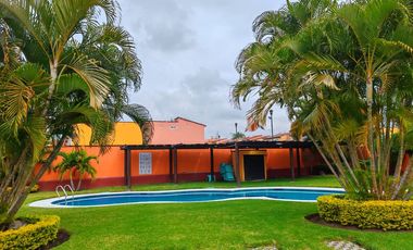 casa en venta en las garzas tezoyuca alberca climatizada 2 rec