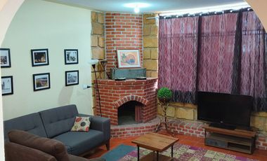 Casa Sola amueblada,  en RENTA a 200 mts del Centro de Tepotzotlán